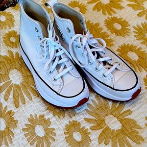 White platform High-Top Sneakers brand new never worn